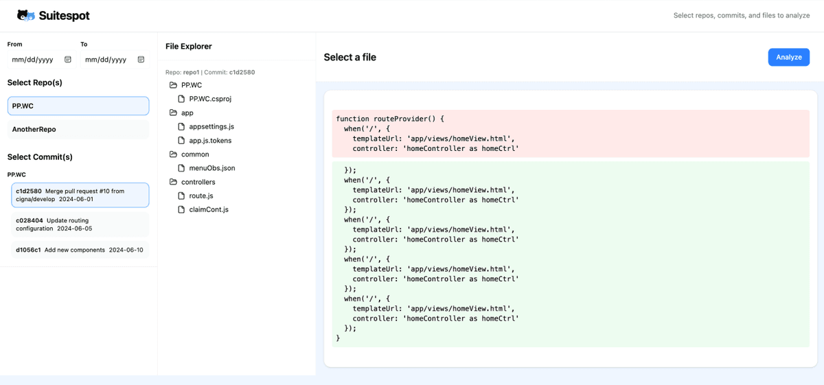 Commit impact analysis